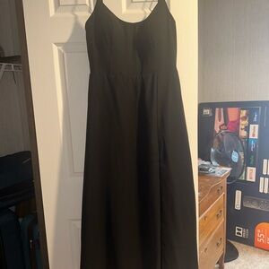 Azazie Black Maxi Dress